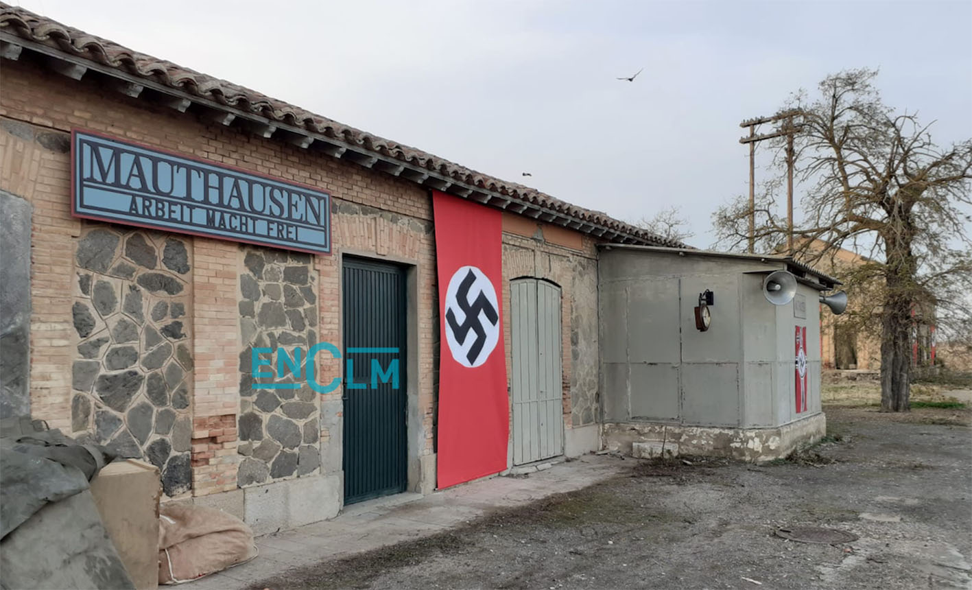 El antiguo apeadero de tren de Villaseca de la Sagra ha sido el campo de concentración nazi de Mauthausen durante dos días.