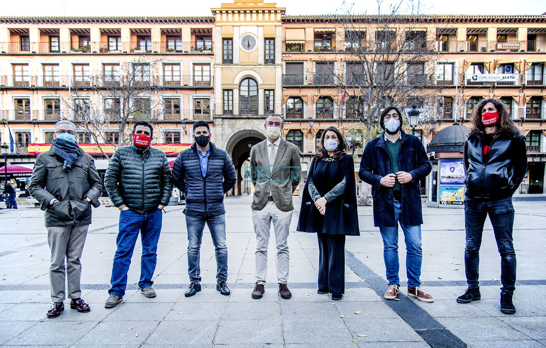 Un grupo de hosteleros de Toledo y su diferente Navidad.