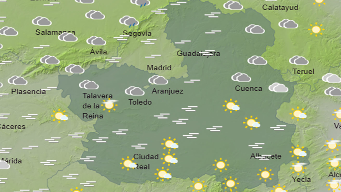 Arranca el invierno con pocos cambios en Castilla-La Mancha.