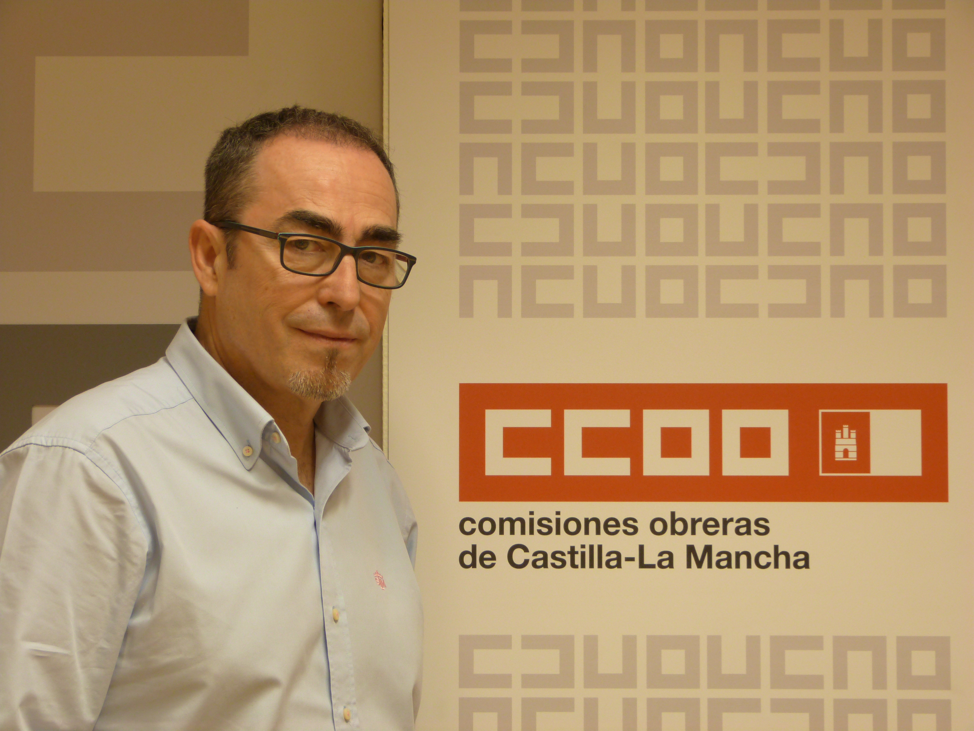 Paco de la Rosa, secretario general de CCOO CLM, pone "deberes" al Gobierno