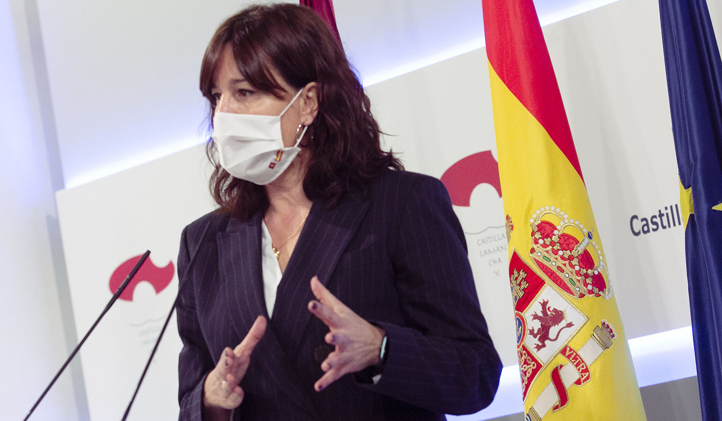 Blanca Fernández, portavoz del Gobierno de CLM.