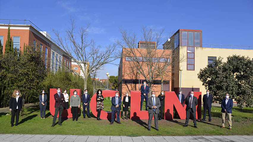 El equipo del nuevo rector de laUCLM, Julián Garde