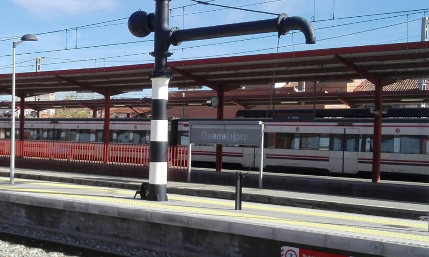 Estación de RENFE en Guadalajara