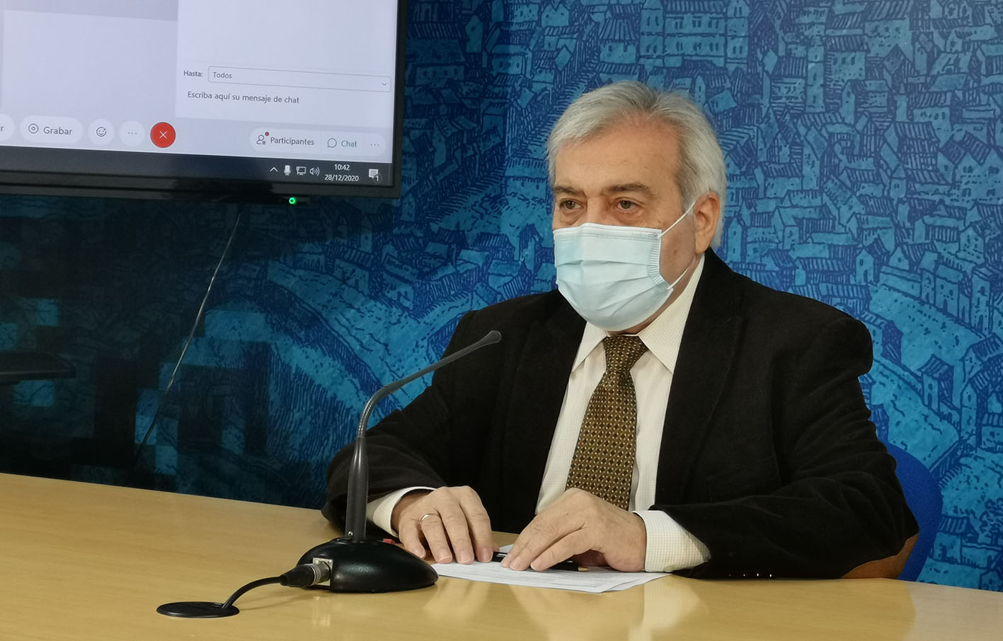 Juanjo Pérez del Pino sigue apelando a la responsabilidad social para que los contagios por coronavirus no se disparen.