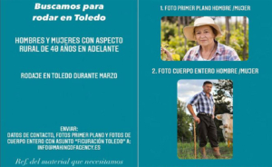 Casting para un rodaje en Toledo