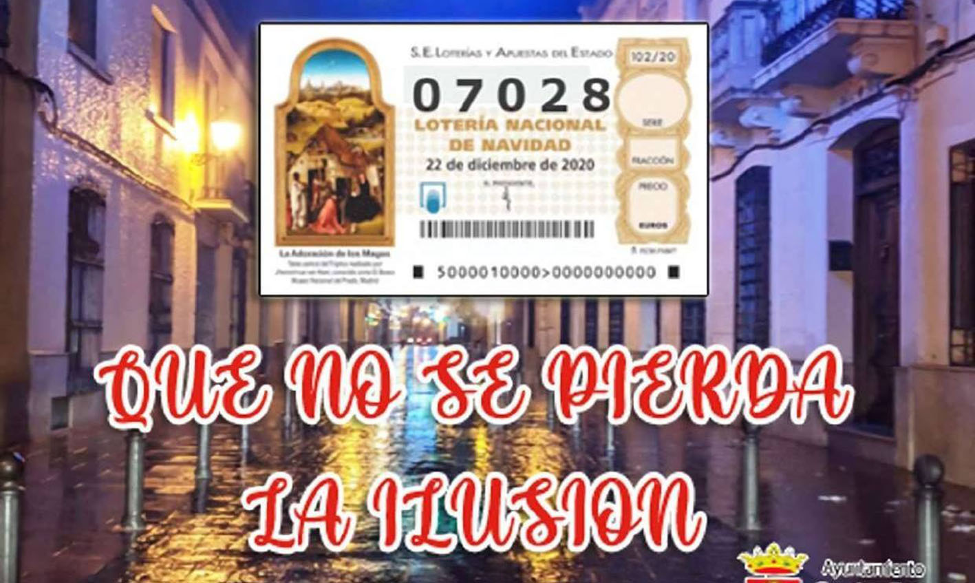 Este es el número que juegan todos los vecinos de Santa Cruz de Mudela para el sorteo de Navidad, regalo, 0,40 euros, del Ayuntamiento.
