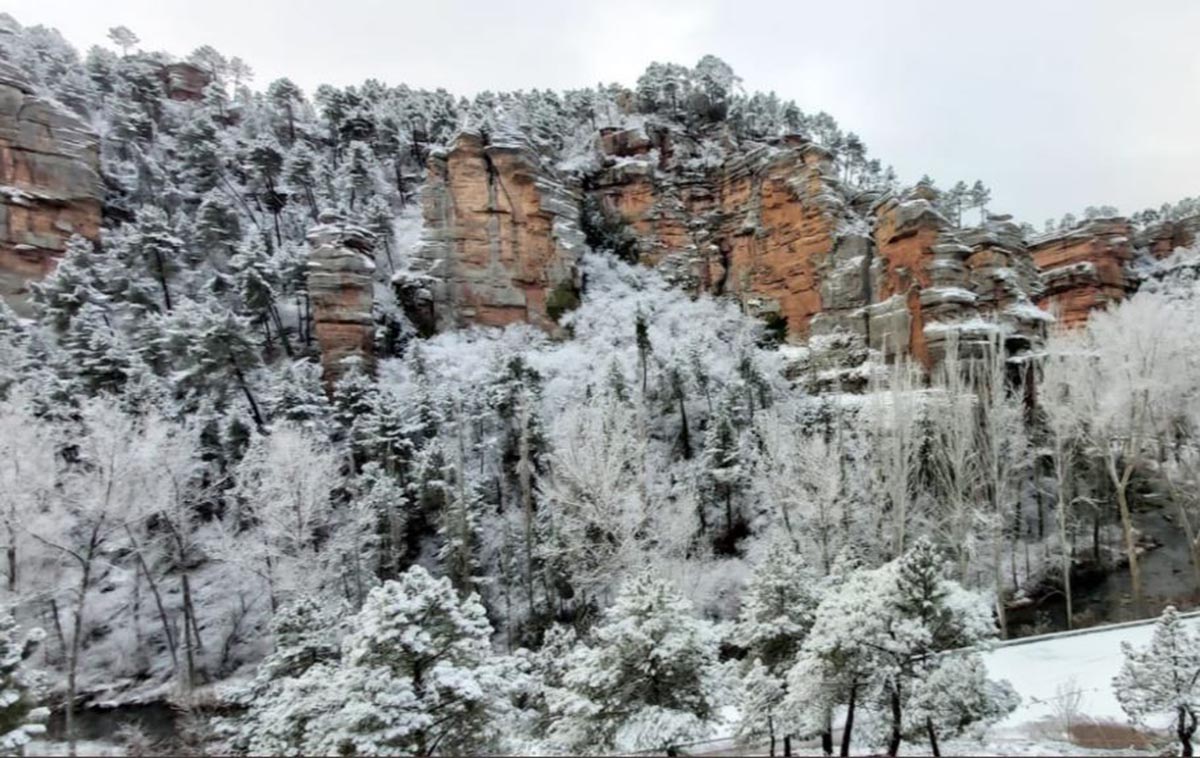 Nieve en Molina de Aragón