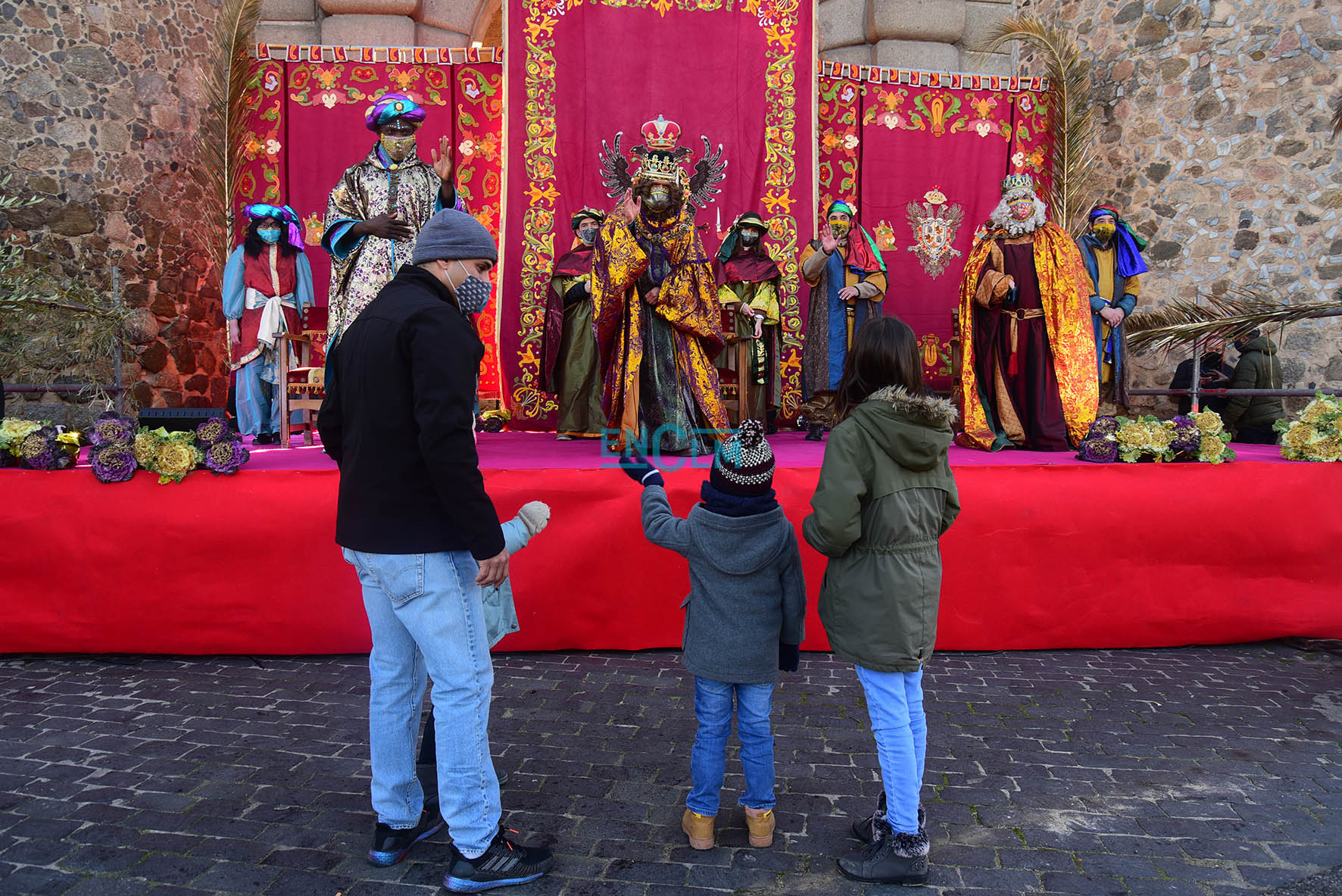 La Cabalgata del año pasada fue estática debido al Covid, este recuperará su formato tradicional. Foto: Rebeca Arango.