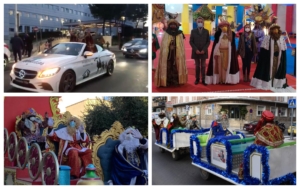 Los Reyes Magos en Albacete, Valdepeñas, Tomelloso y Talavera.