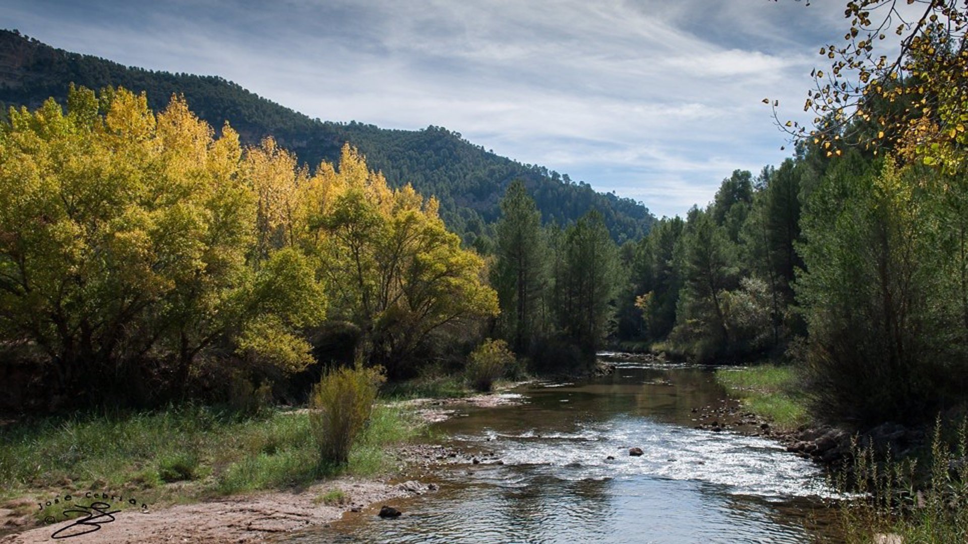 Río Cabriel, en la provincia de Cuenca.