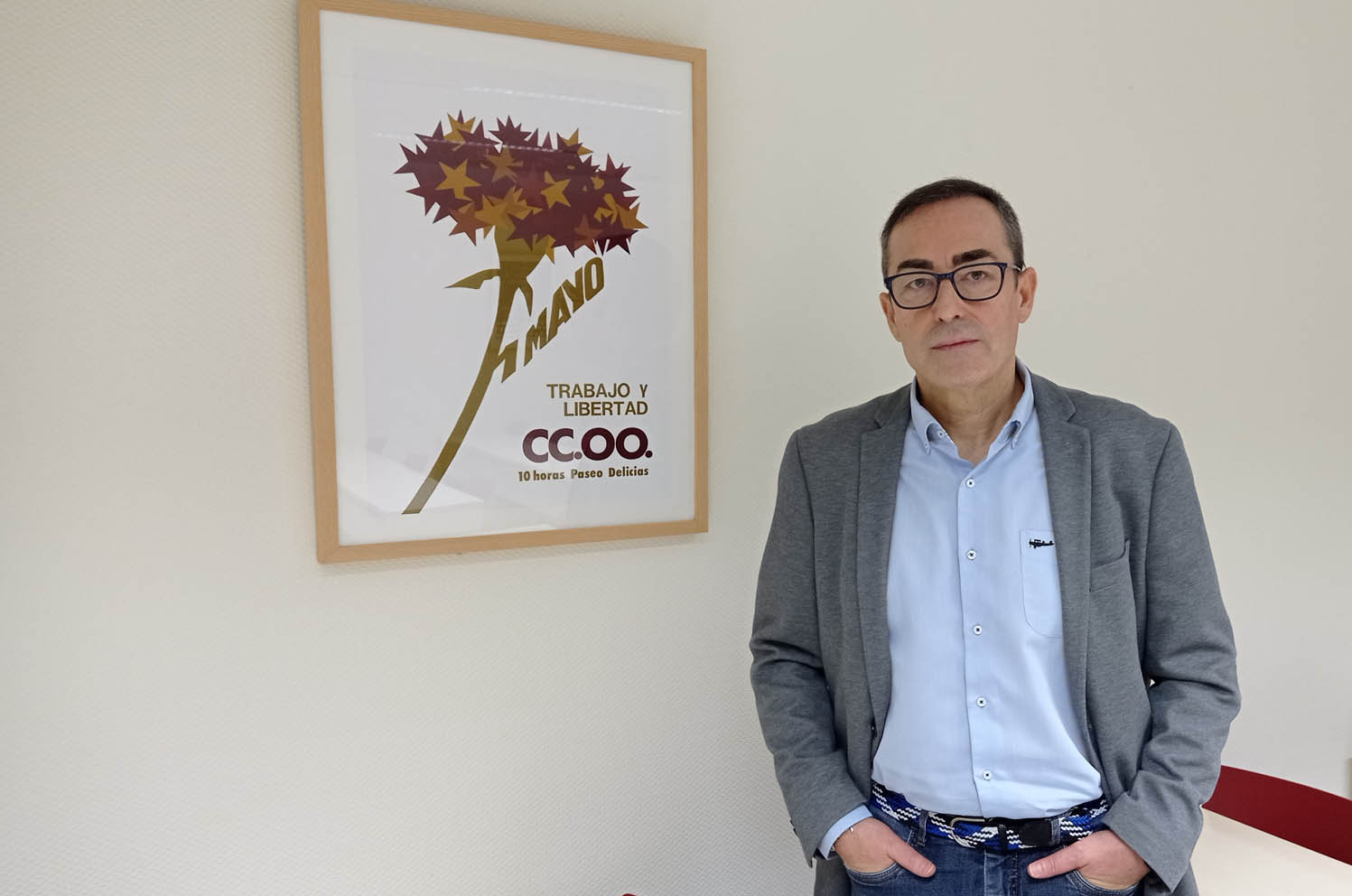 Paco de la Rosa, secretario general de CCOO.