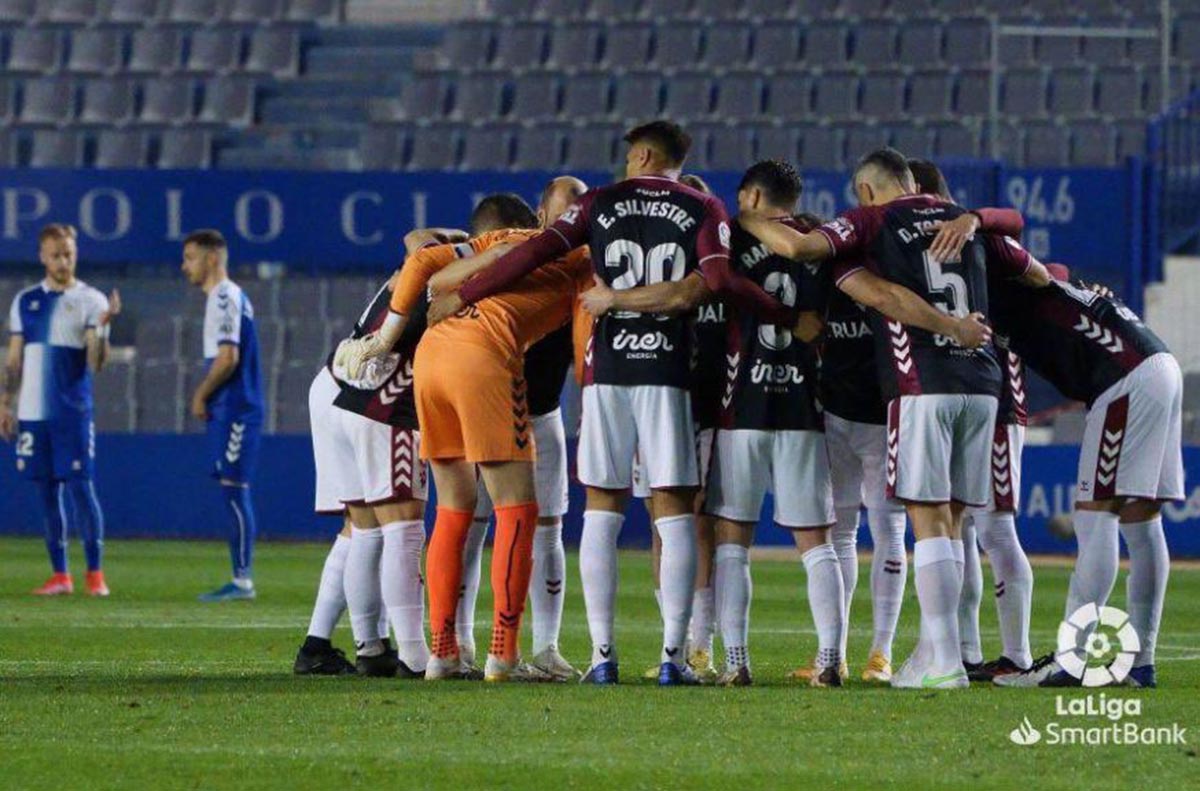 El Albacete, unido en pos de la permanencia. Foto: Liga SmartBank