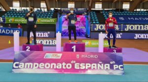 Lucas Búa fue tercero en los 400 metros. Foto: RFEA