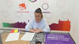 La concejala de IU-Podemos Olga Ávalos