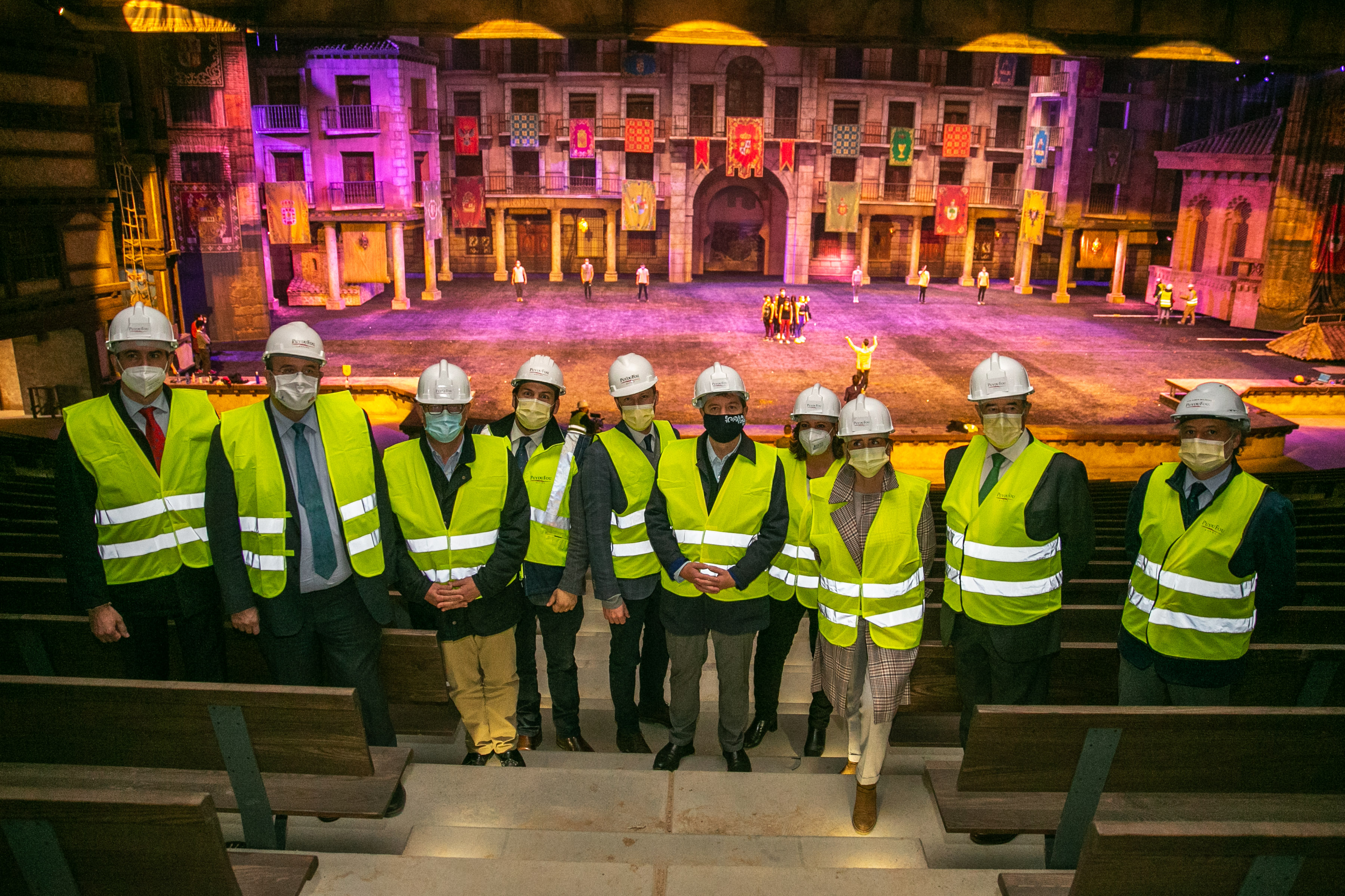 Visita a las obras de Puy du Fou