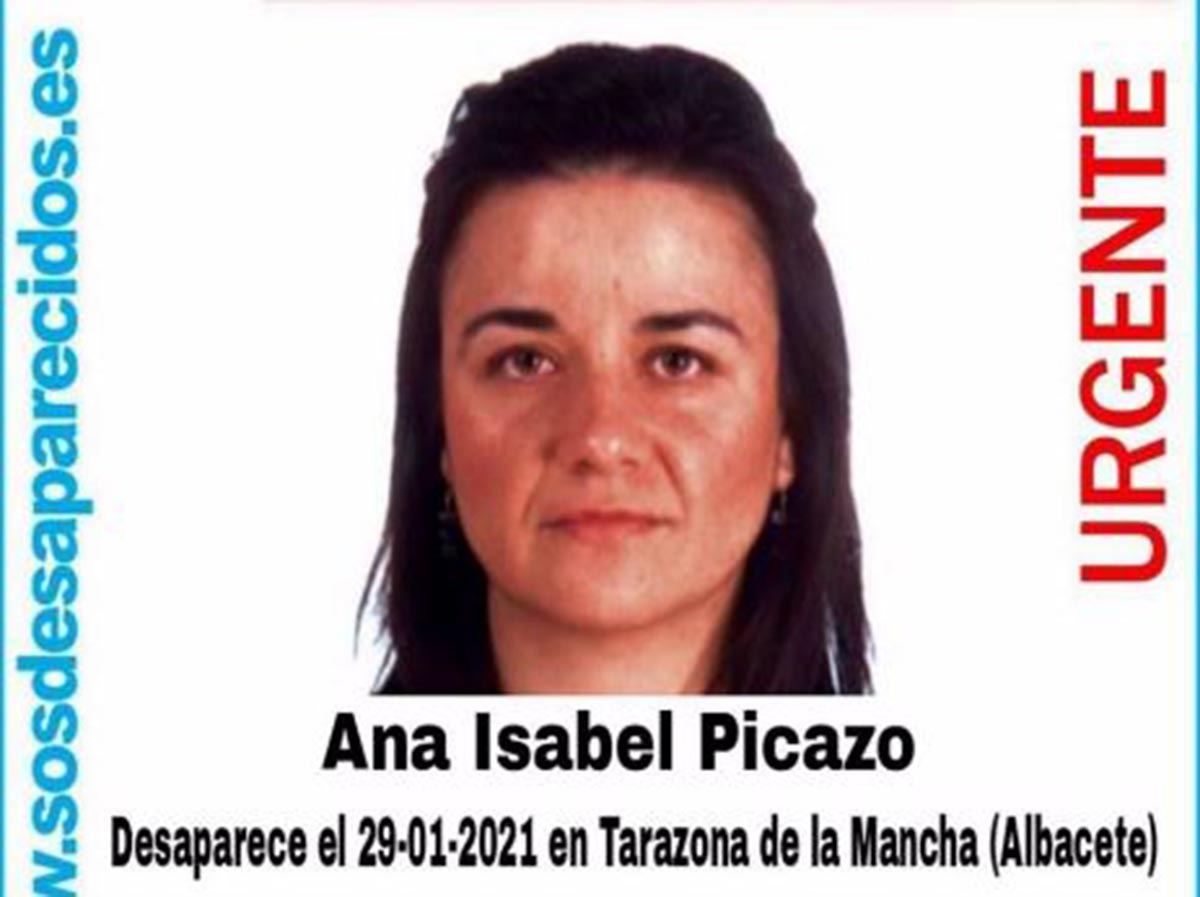 Ana Isabel Picazo desapareció de Tarazona de la Mancha