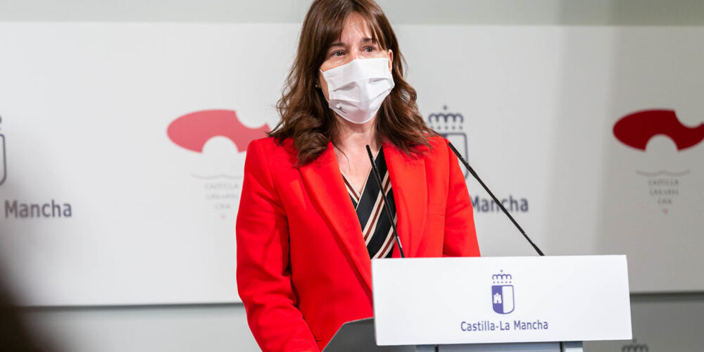 Blanca Fernández, portavoz del Gobierno de CLM.