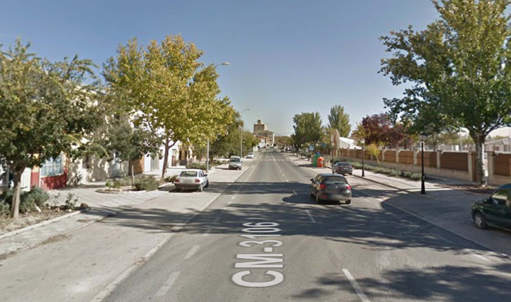 Avenida La Roda, en Tarazona de la Mancha.