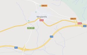 Accidente mortal en la A-3, en el término de Minglanilla. Imagen: Google Maps