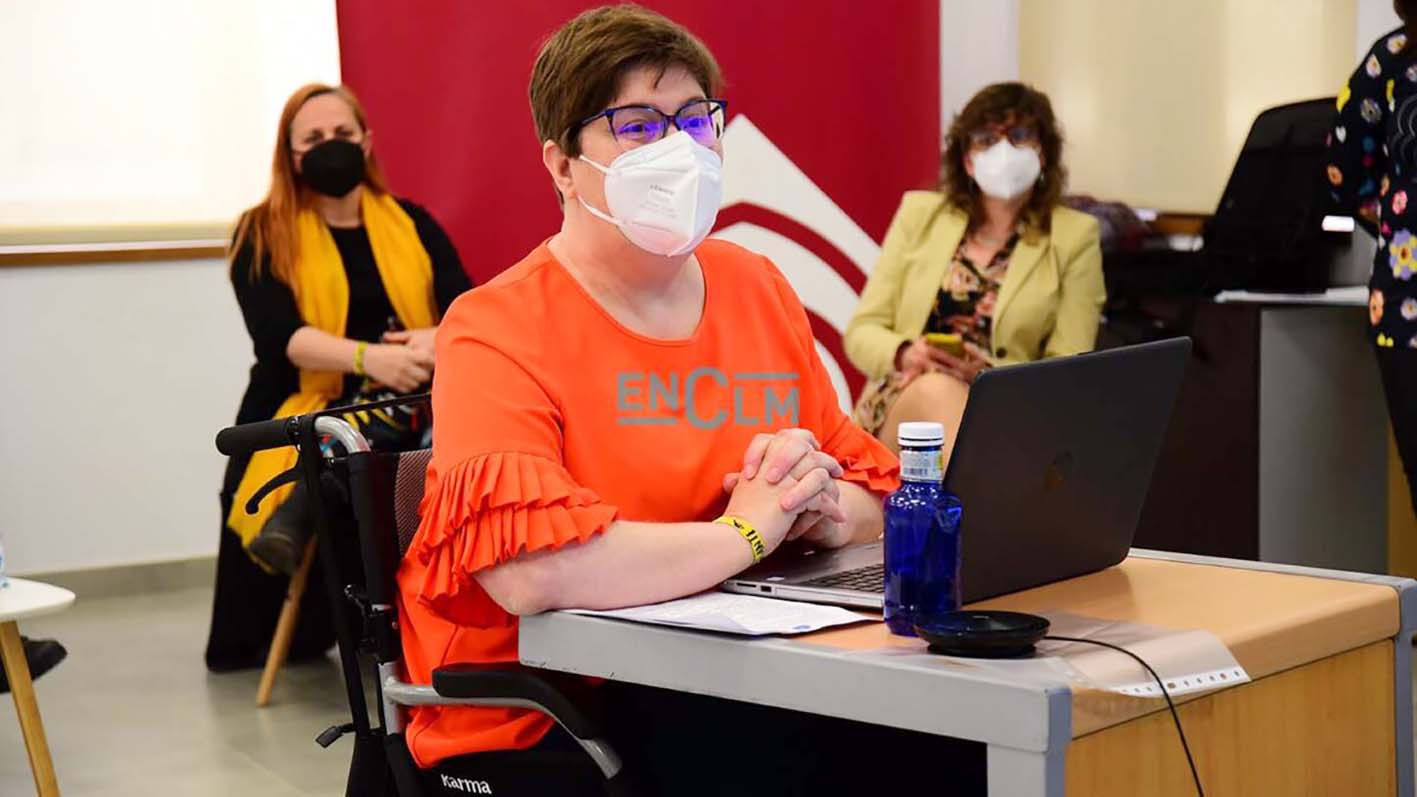 Elena López, en la jornada Soy Mujer.