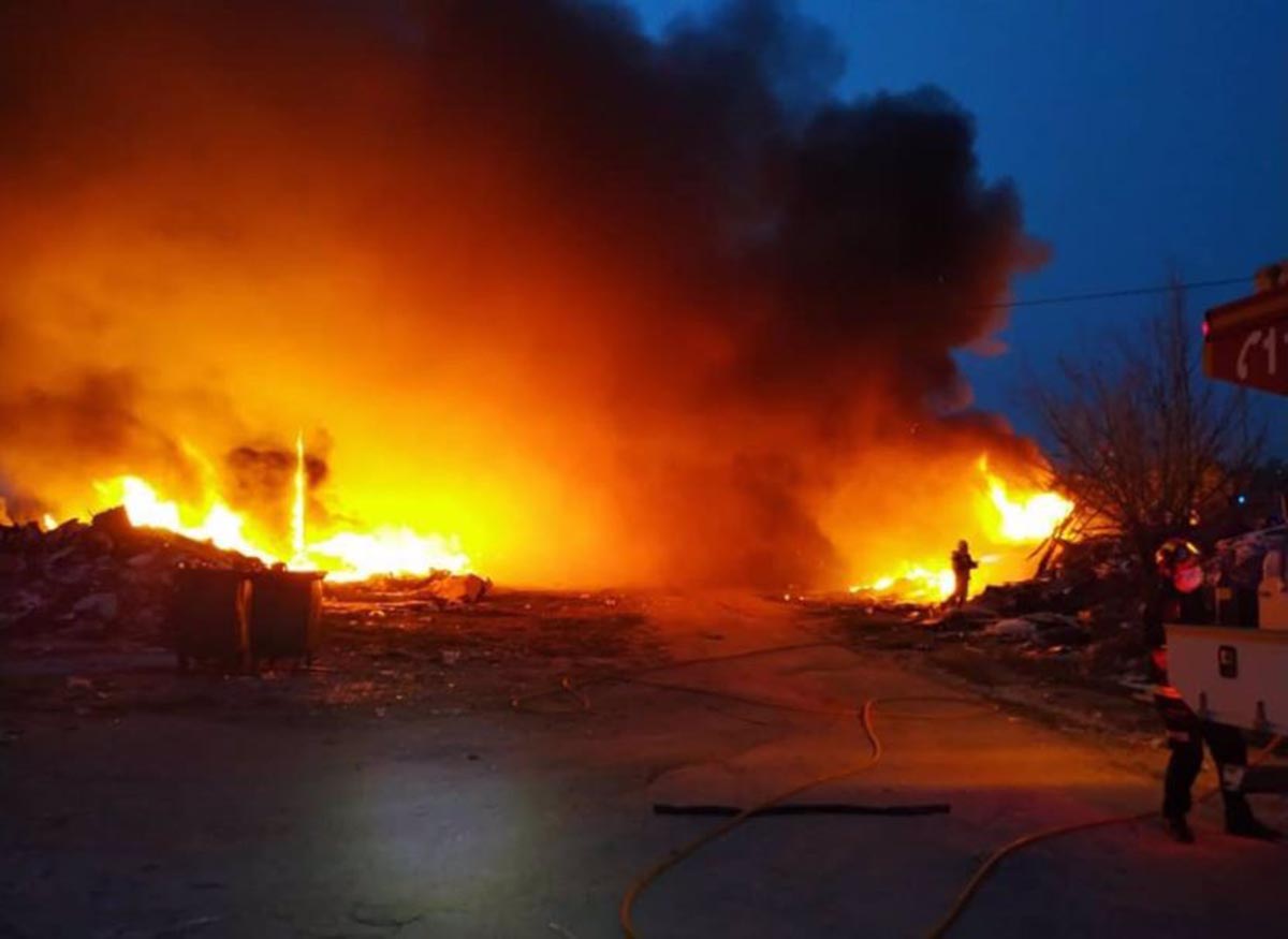 Fuego en el Cerro de los Palos