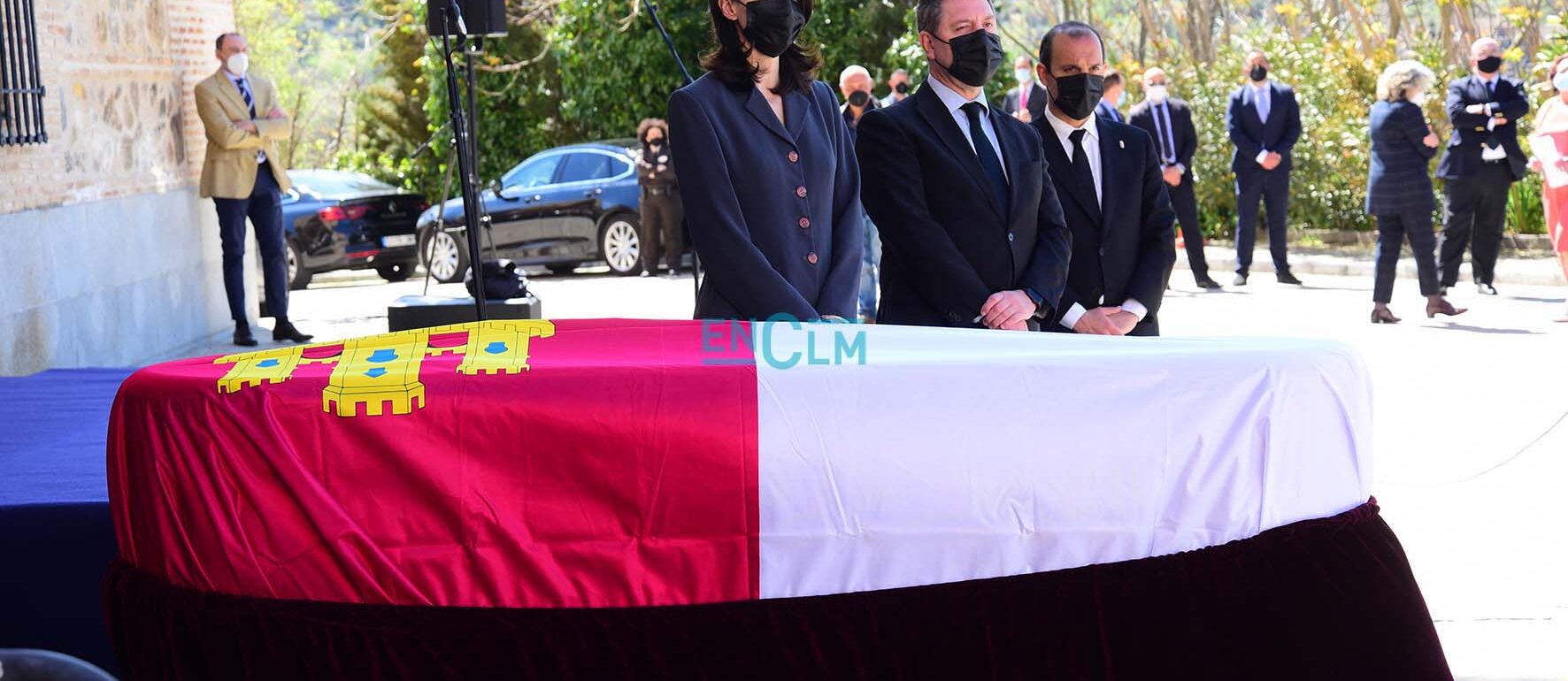 Imagen de la despedida de Jesús Fernández Vaquero en las Cortes de Castilla-La Mancha.