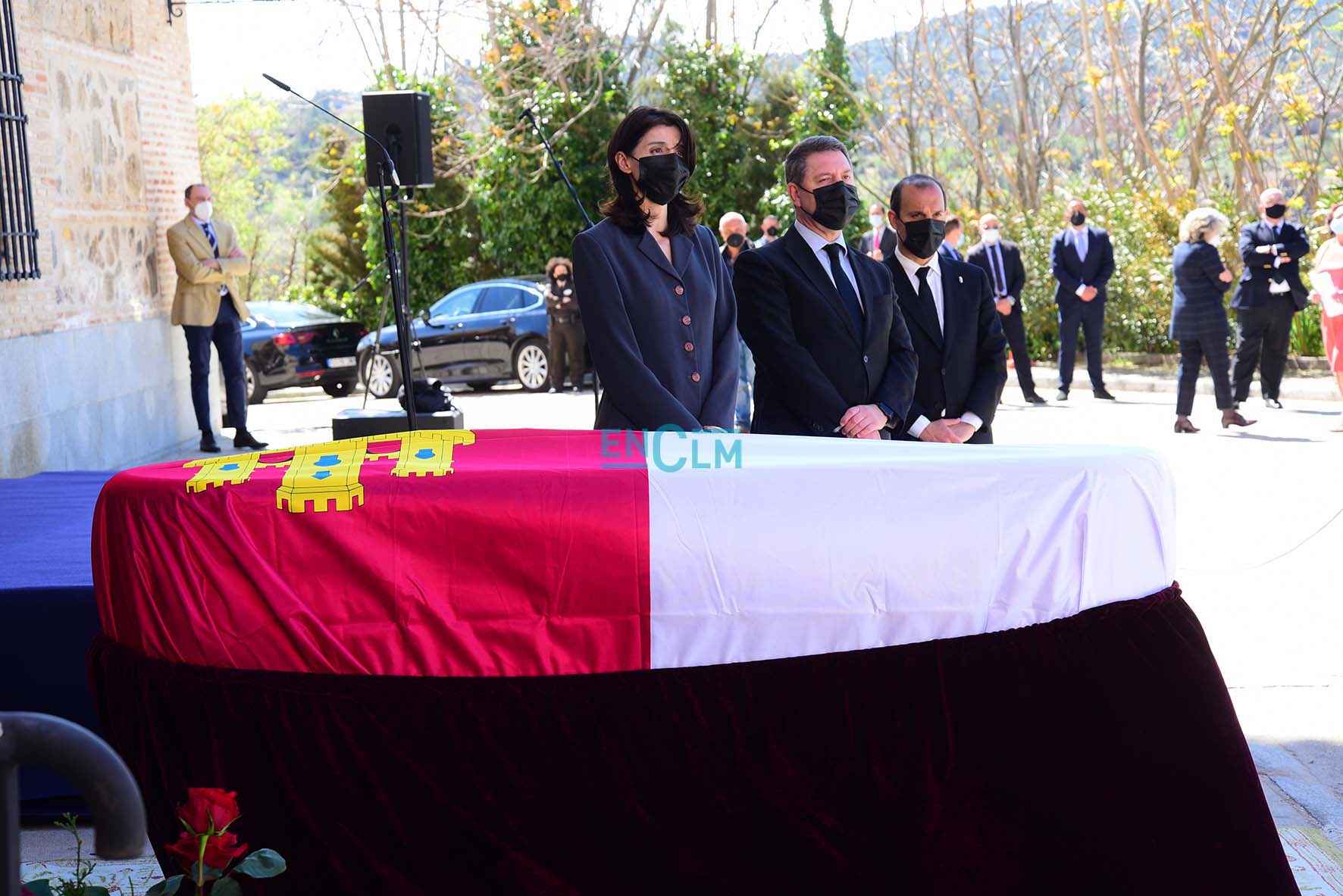 Imagen de la despedida de Jesús Fernández Vaquero en las Cortes de Castilla-La Mancha.