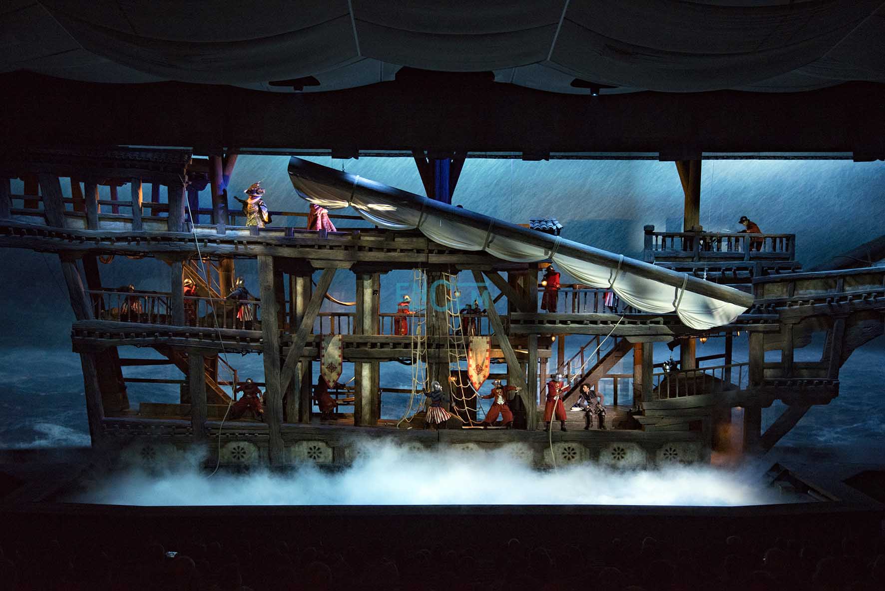 Imagen de unos de los espectáculos diurnos que se pueden ver en Puy du Fou. Fotografía: Rebeca Arango