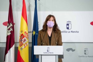 La portavoz del Gobierno y consejera de Igualdad de Castilla-La Mancha, Blanca Fernández.