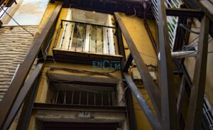 Vivienda ocupada en la calle de la Merced de Toledo