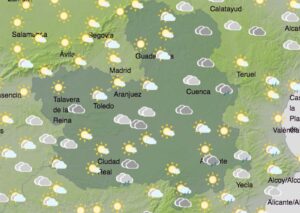 Previsiones de Aemet para hoy, martes 9 de marzo. chubascos en el sur