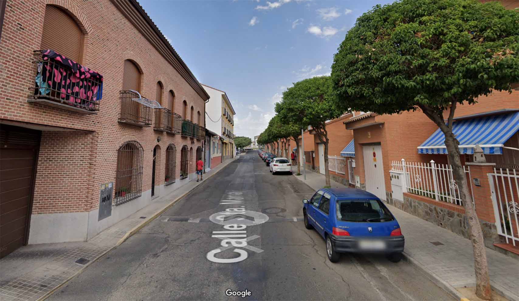 Calle Santa María, en Illescas (Toledo). arma blanca