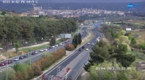 Cielo de Toledo durante el sábado. Foto: @Serr0jas