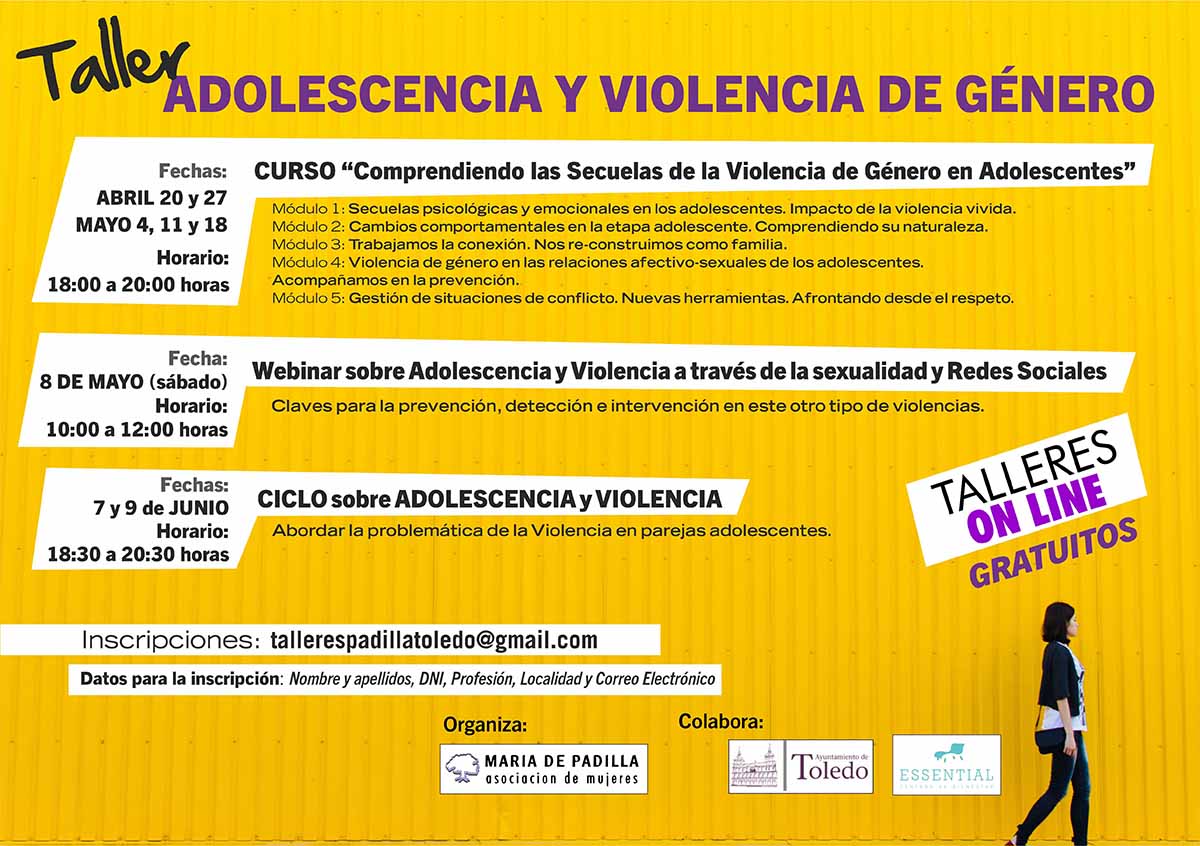 Las acciones "on line" del taller "Adolescencia y violencia de género"