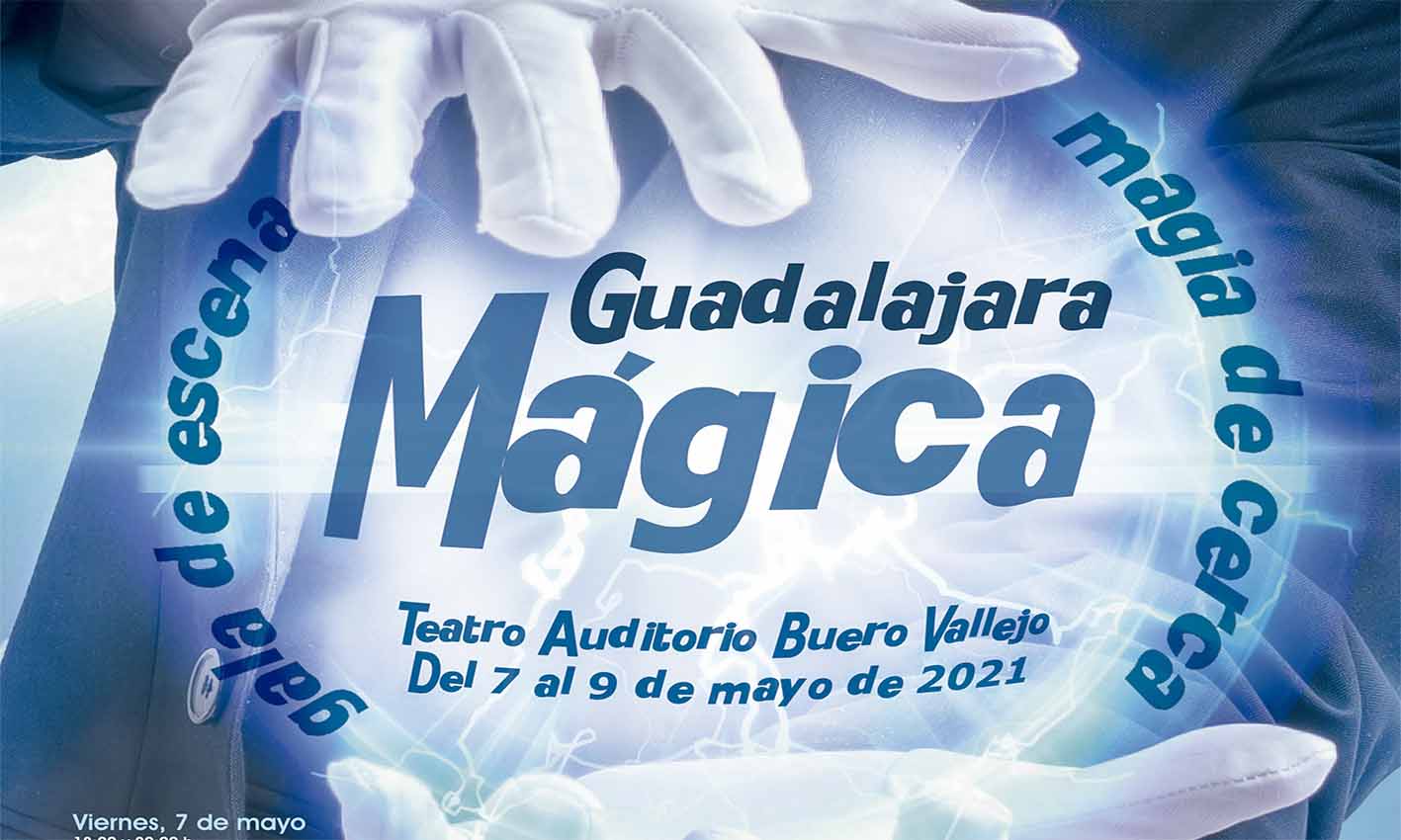 Cartel de la programación de magia en Guadalajara