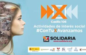 Imagen de la campaña "X Solidaria"