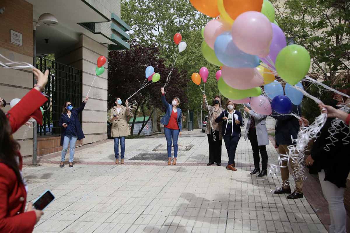 Milagros Tolón, en los actos del Día Mundial del Párkinson en Toledo