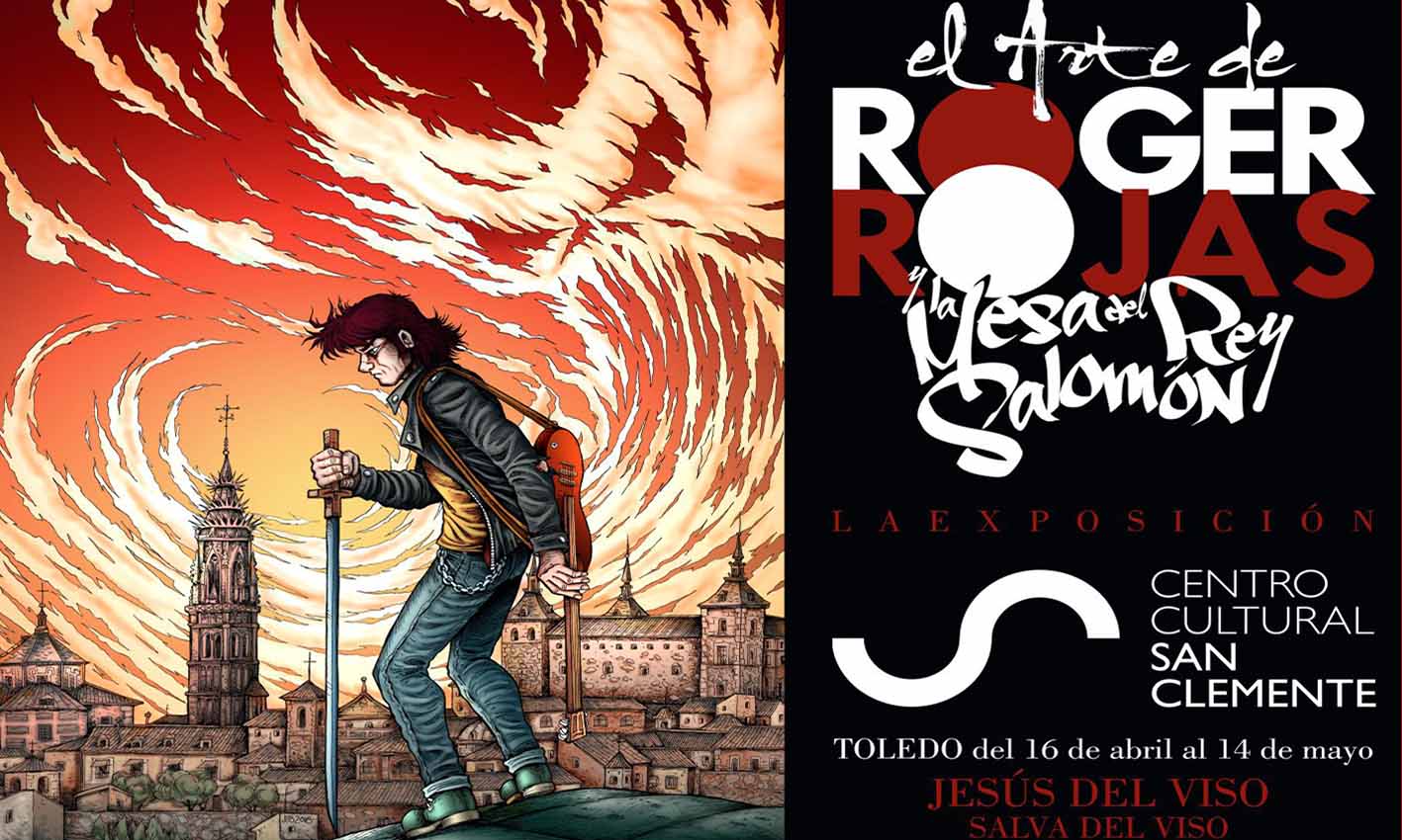 Invitación a la exposición de Roger Rojas