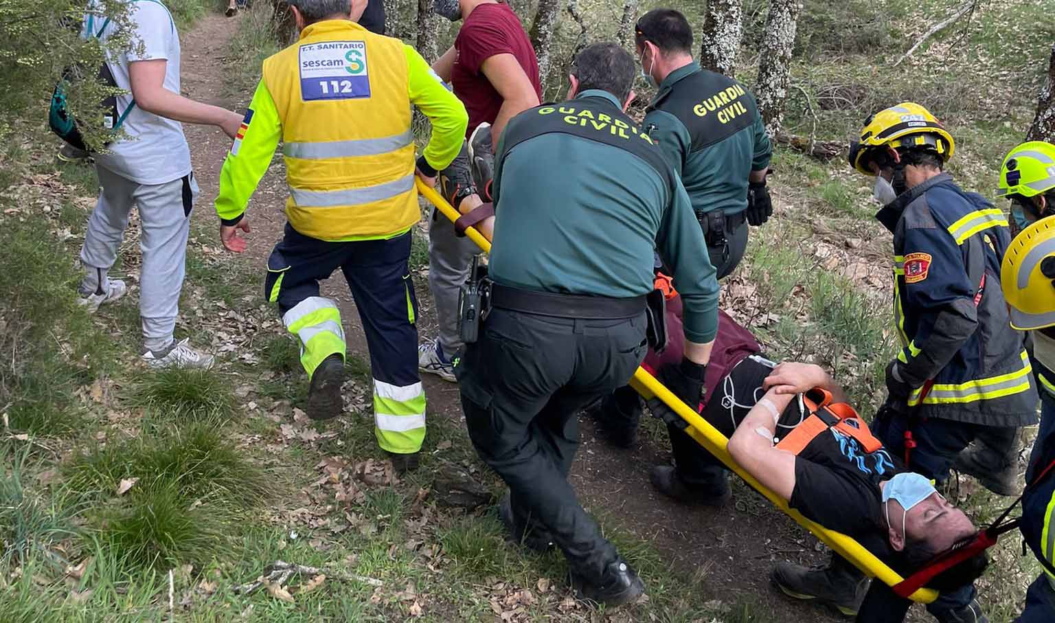 Senderista rescatado en Navahermosa