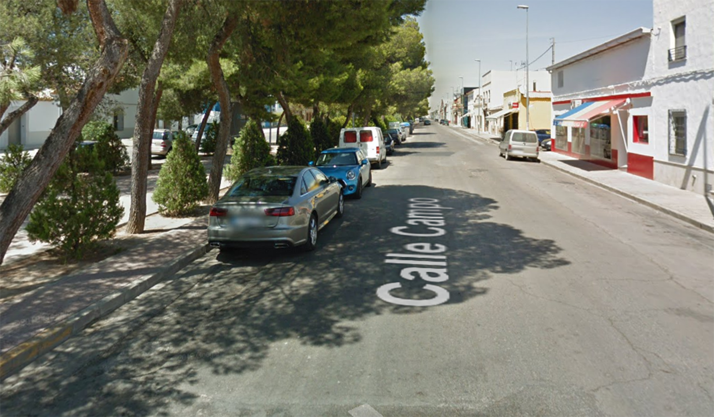 La pelea ha tenido lugar en la calle Campo, en Tomelloso.