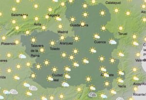 Previsiones de Aemet para hoy, lunes 5 de abril.