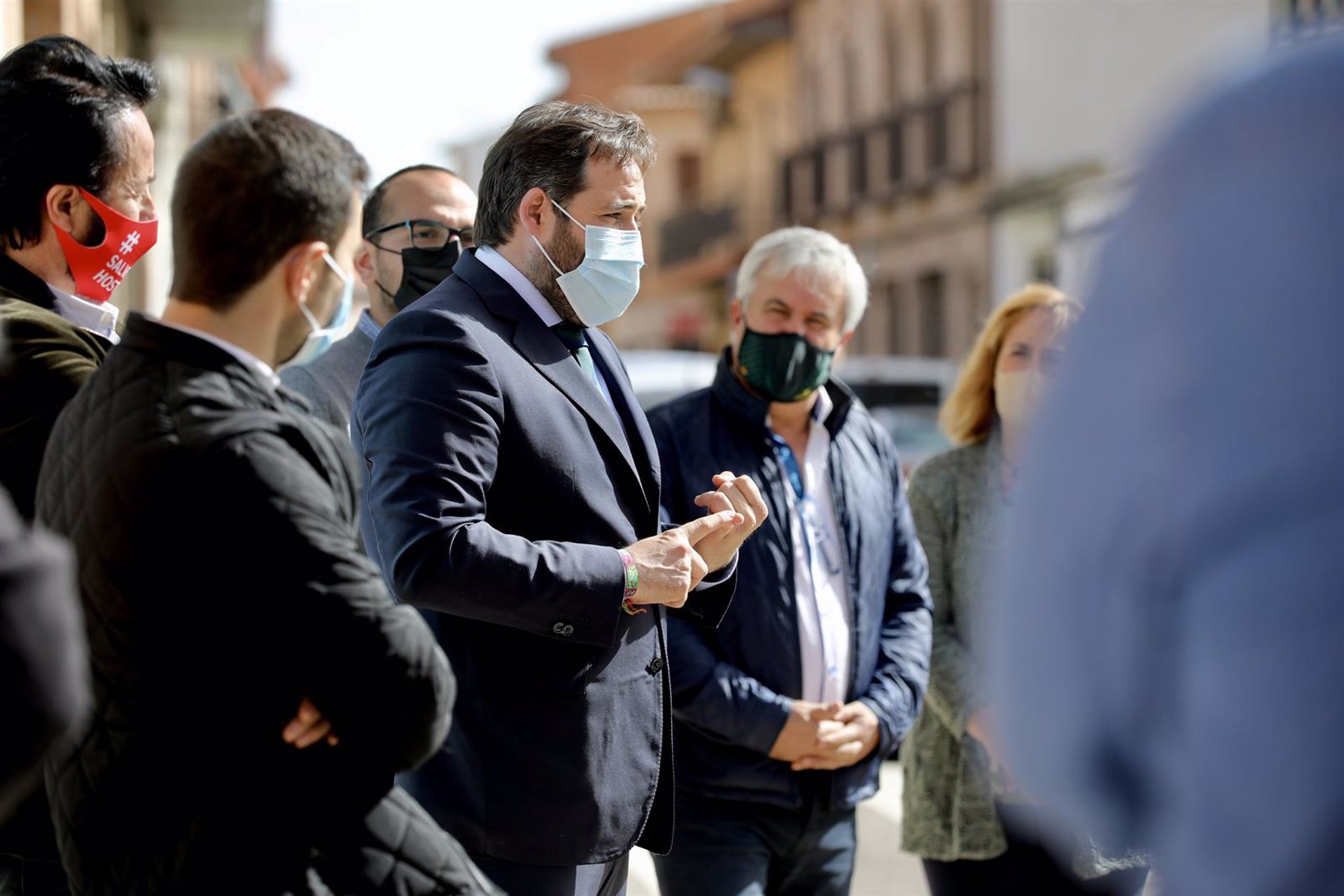 Imagen de archivo de una reunión de Paco Núñez con hosteleros.