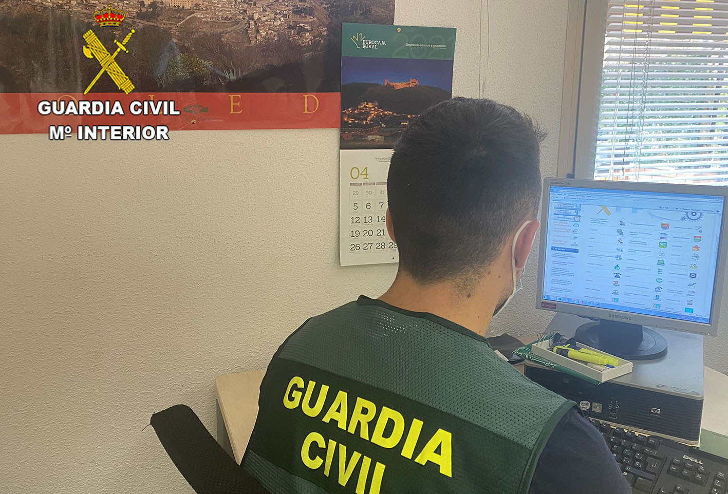 La Guardia Civil consiguió liberar a una mujer de 29 años, quien había sido agredida sexualmente por un hombre en El Toboso.