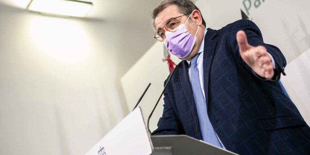 Jesús Fernández Sanz, consejero de Sanidad, ha anunciado que el cierre perimetral no se podrá mantener en CLM si no se prorroga el estado de alarma.