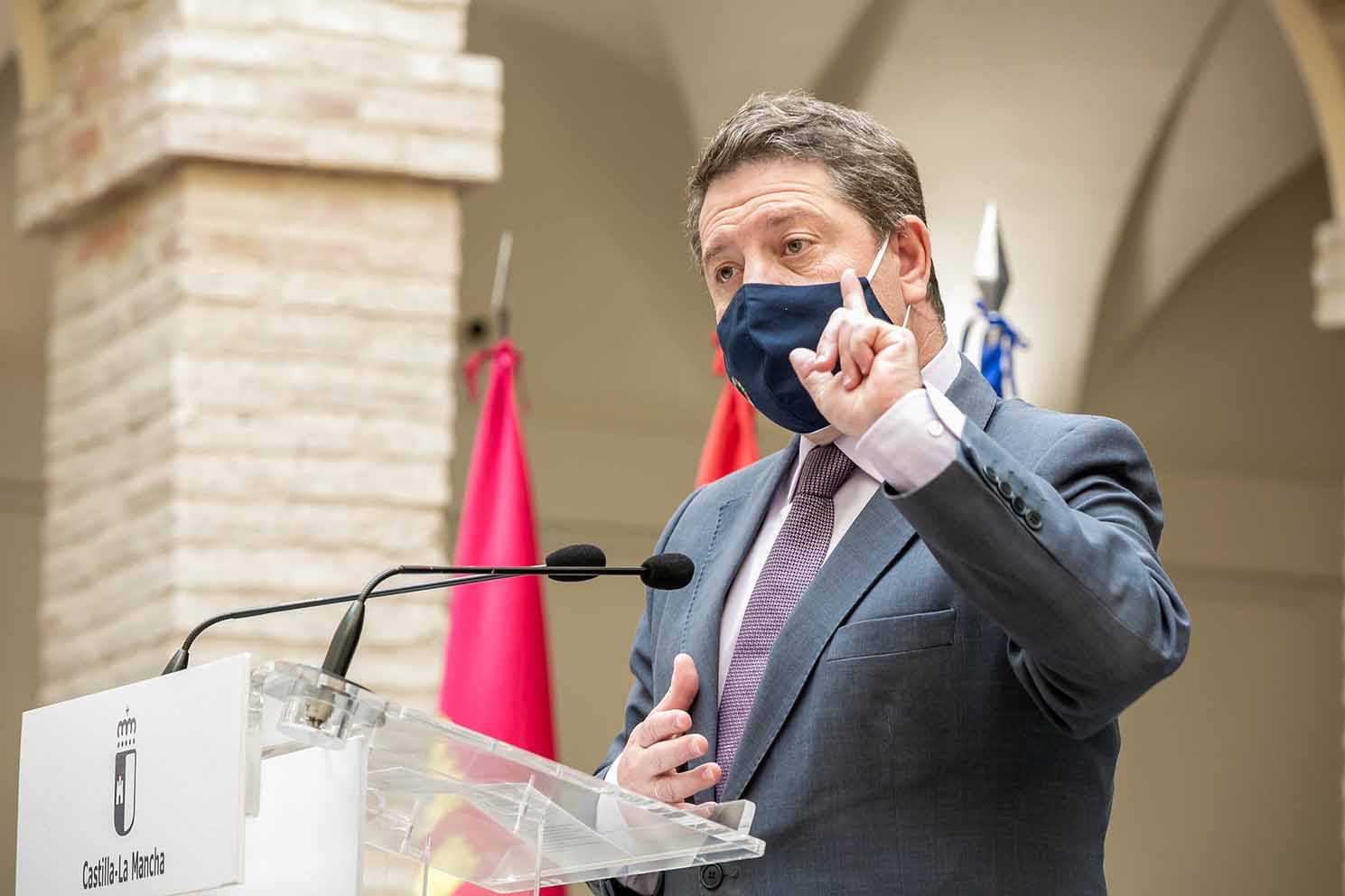 El presidente de Castilla-La Mancha, Emiliano García-Page, en la presentación del proyecto de la Ciudad Administrativa de Ciudad Real.