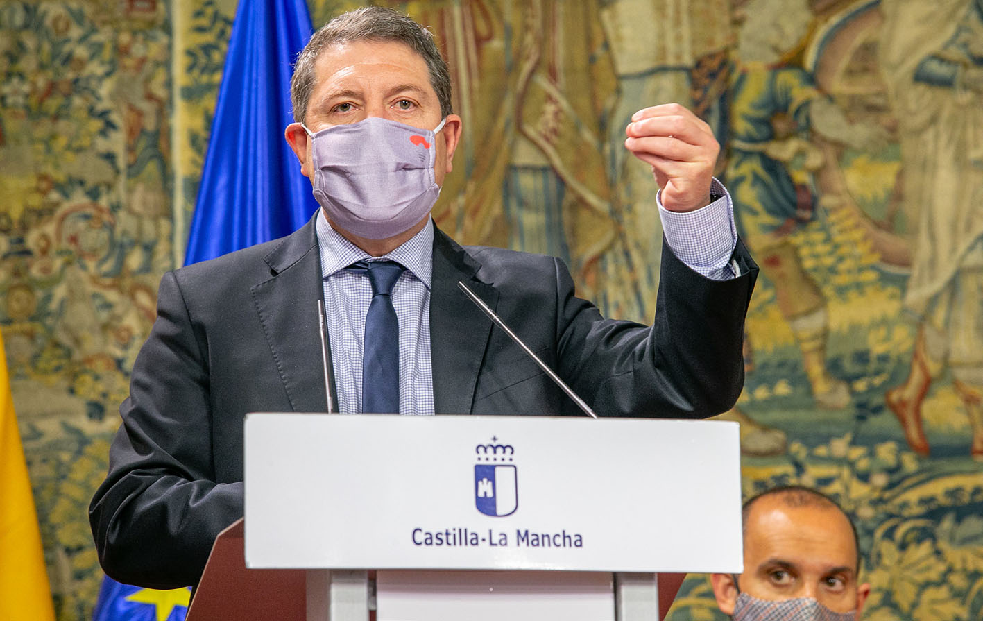 El presidente de Castilla-La Mancha, Emiliano García-Page.