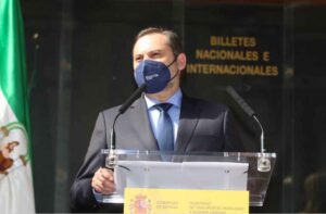 El ministro de Transportes, Movilidad y Agenda Urbana, José Luis Ábalos