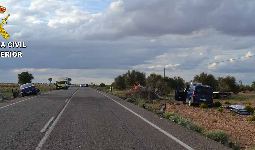 Detalle del siniestro que acabó en dos muertes en El Toboso y una investigación de la Guardia Civil