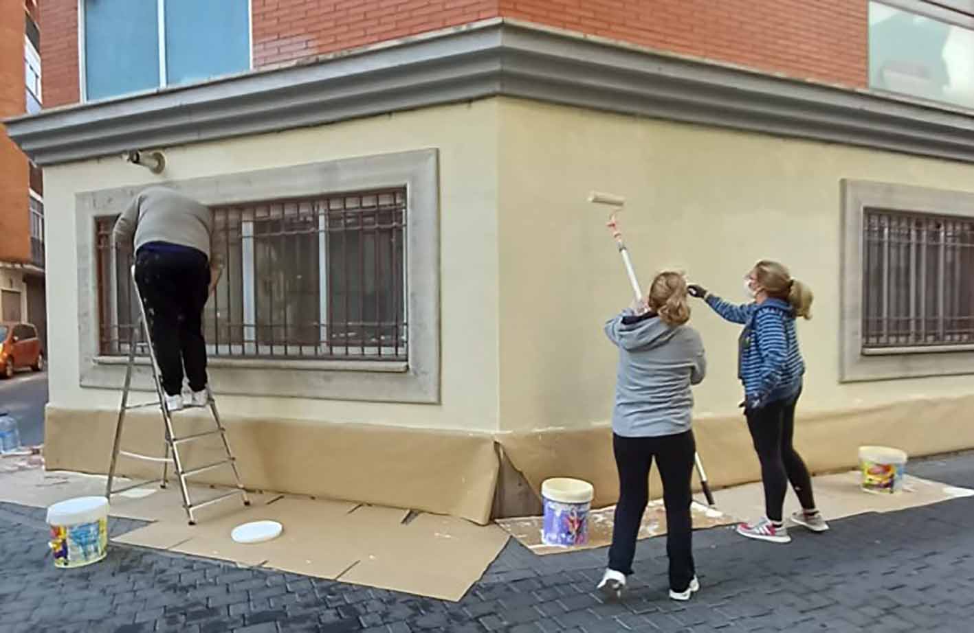 Limpieza de pintadas en Talavera