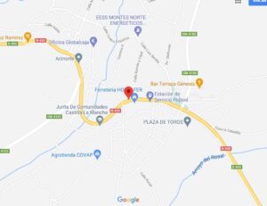 Accidente mortal de moto en Puebla de Don Rodrigo. Imagen: Google Maps